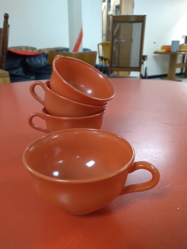 Small red cups
