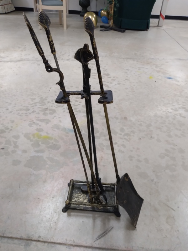 Fireplace poker set