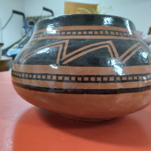 Painted Pottery Bowl