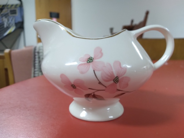 Pink Flower Creamer