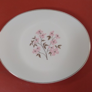 Pink Flower Plate