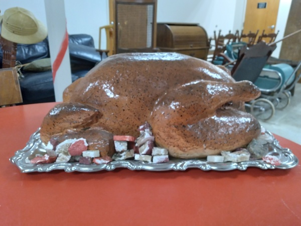 Turkey on platter