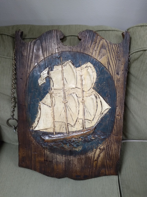 Boat Woodcut