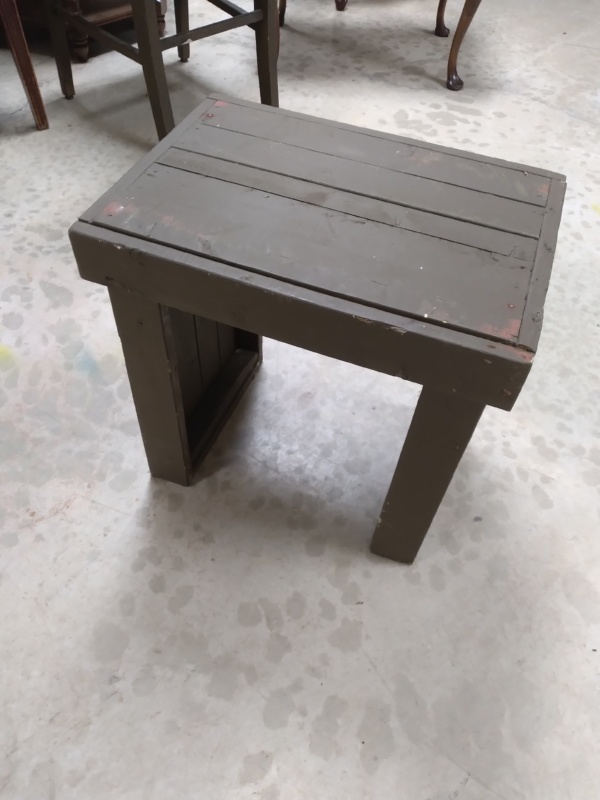 Wooden bench