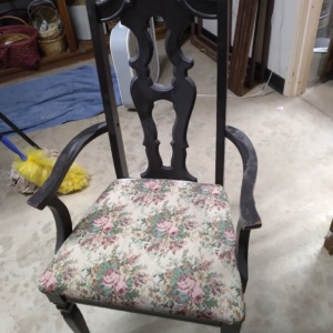 Floral chair