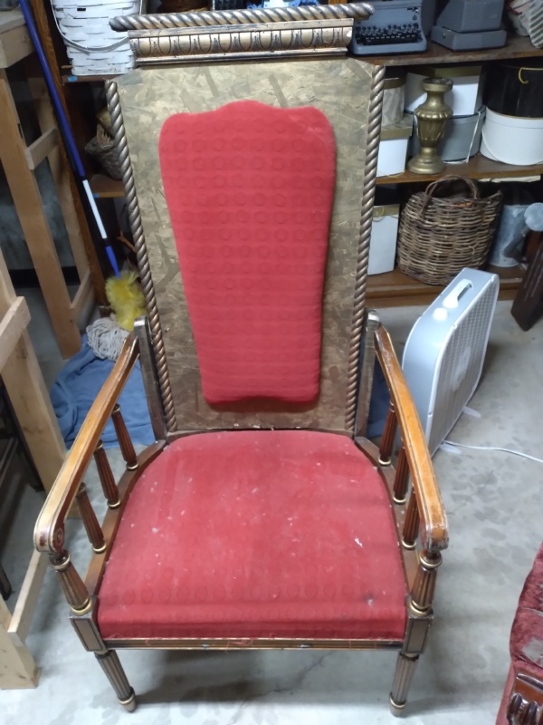 Fancy red chair