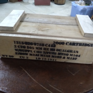 Crate of cartridges