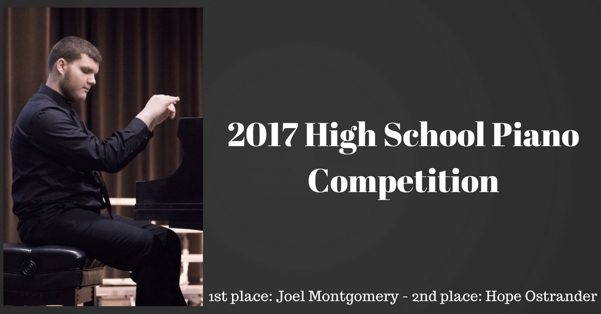 2017 High School Piano Competition
