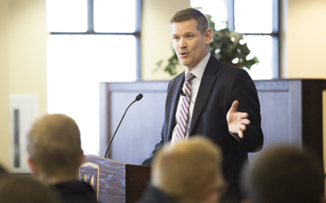 MBU hosts Rob Marchant, Chairman of the Watertown RDA