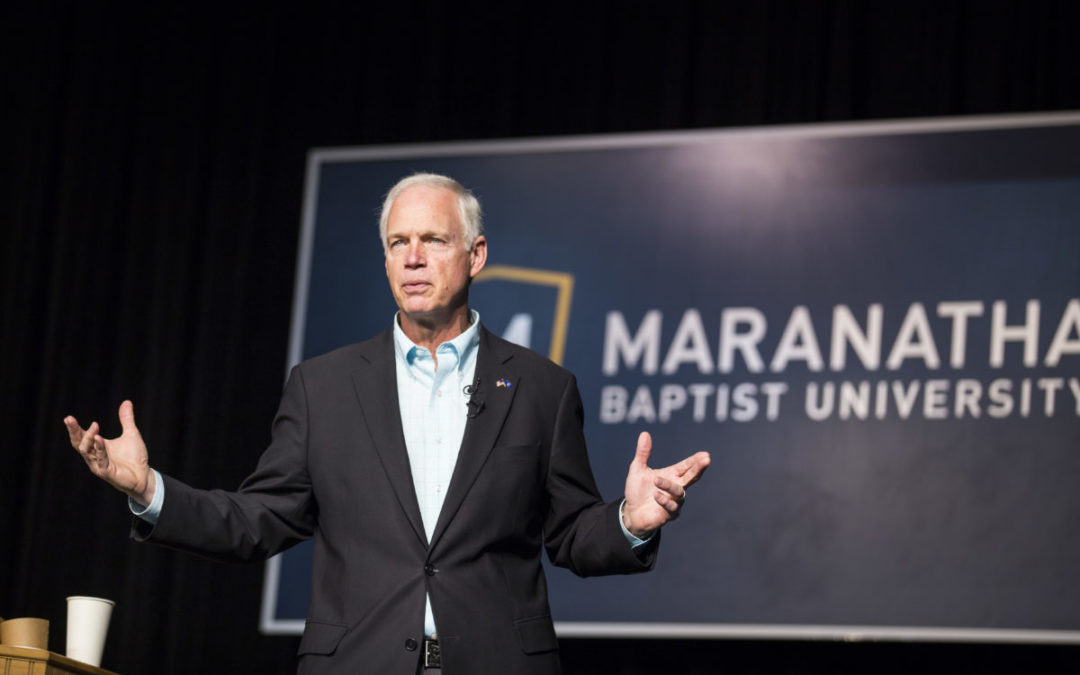 Senator Ron Johnson Addresses Assembly