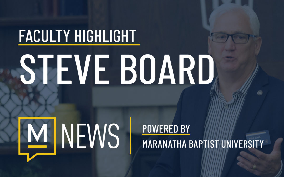 Faculty Highlight: Steve Board, Professor and Director of Development