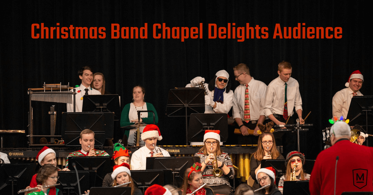 Christmas Band Chapel Delights Audience