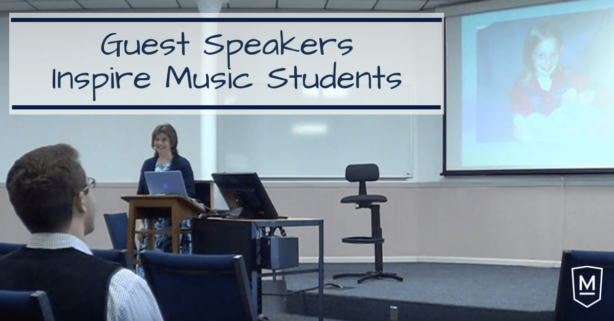 Guest Speakers Inspire University Musicians