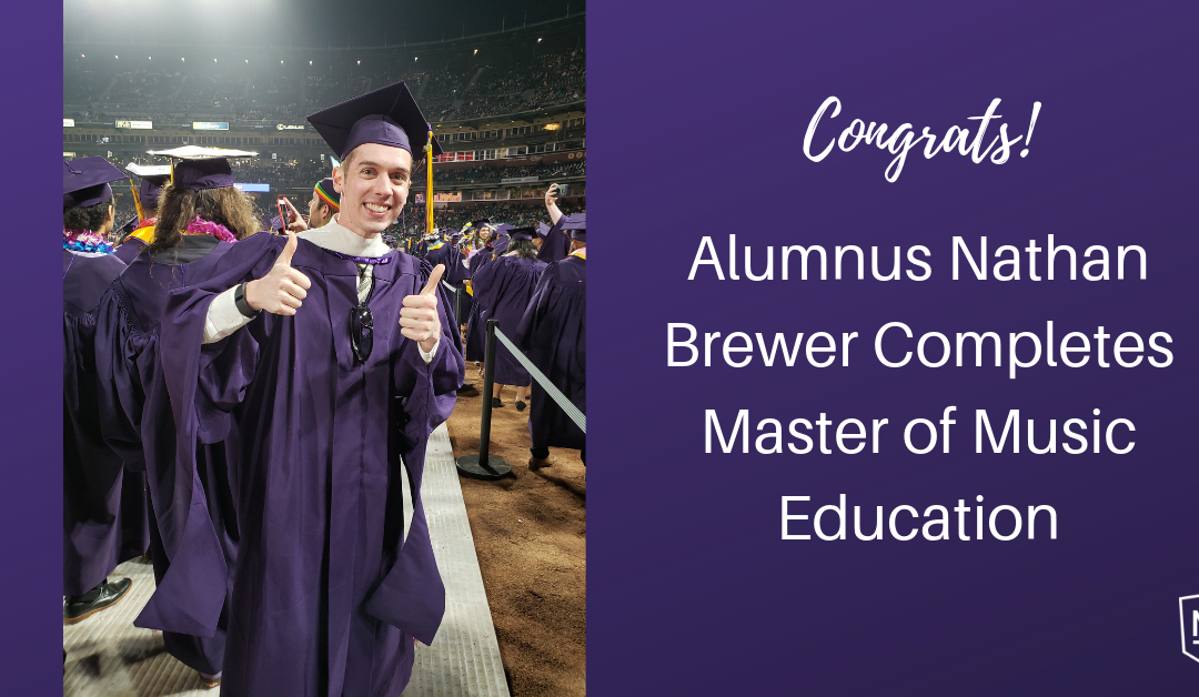 Alumnus Nathan Brewer Completes Master of Music Education