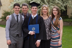 The Brewers at Nathan's graduation from MBU in 2015