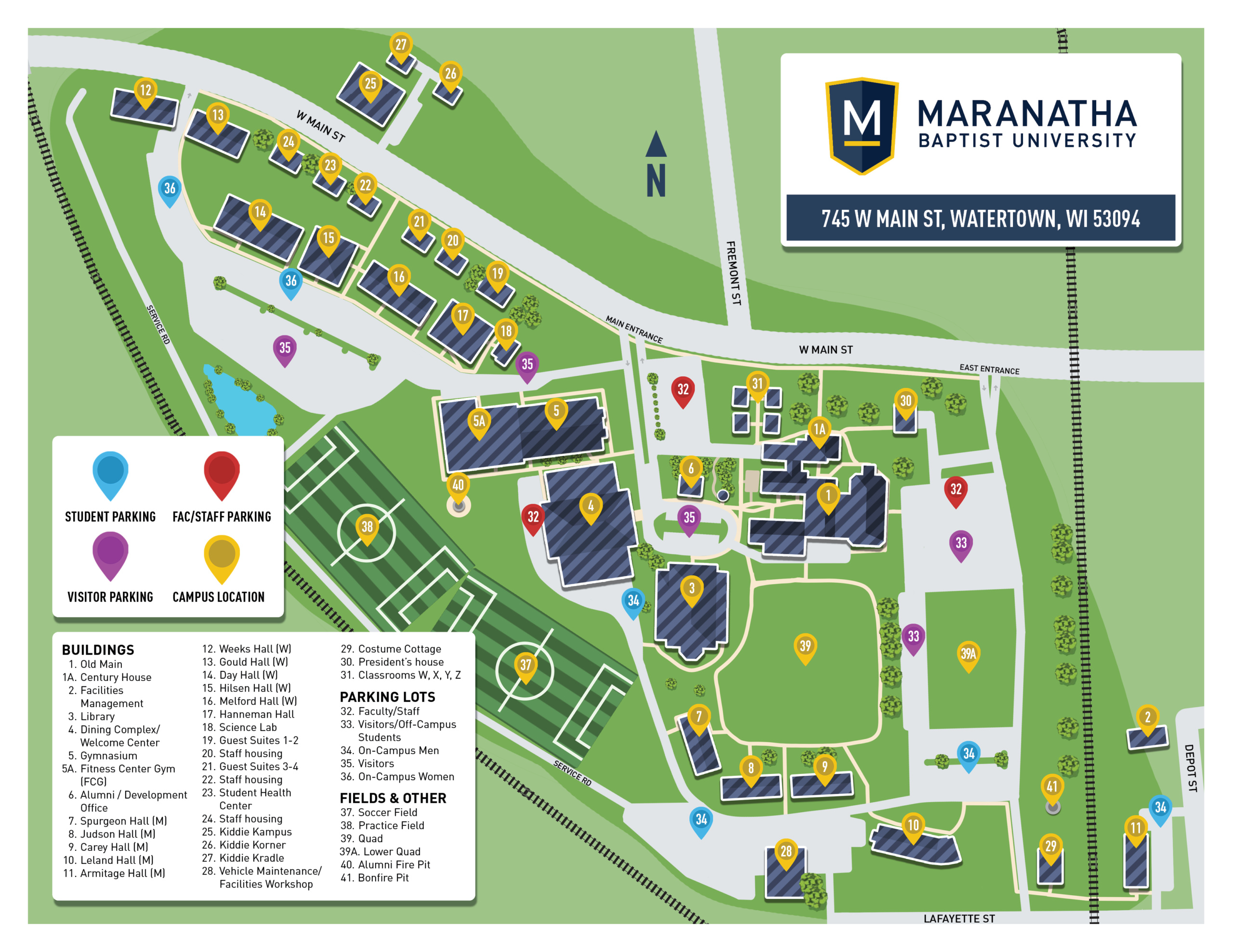 2022 Campus Map