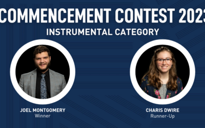 Announcing the 2023 Instrumental Commencement Contest Winner