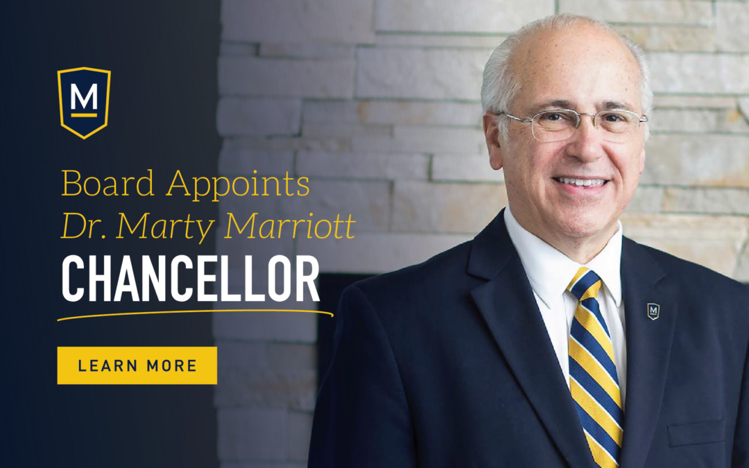Maranatha Baptist University Appoints Dr. Marty Marriott Second Chancellor in School History