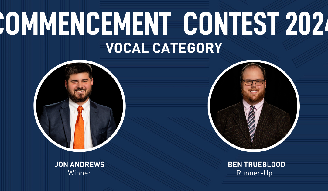 Announcing the 2024 Vocal Commencement Contest Winner