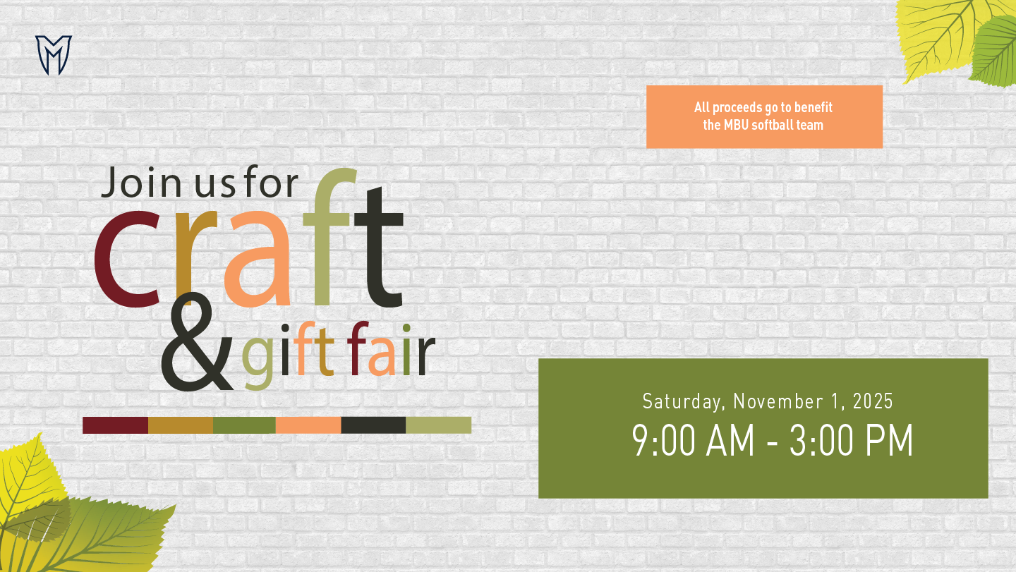 Join us for Craft and Gift Fair November 1st