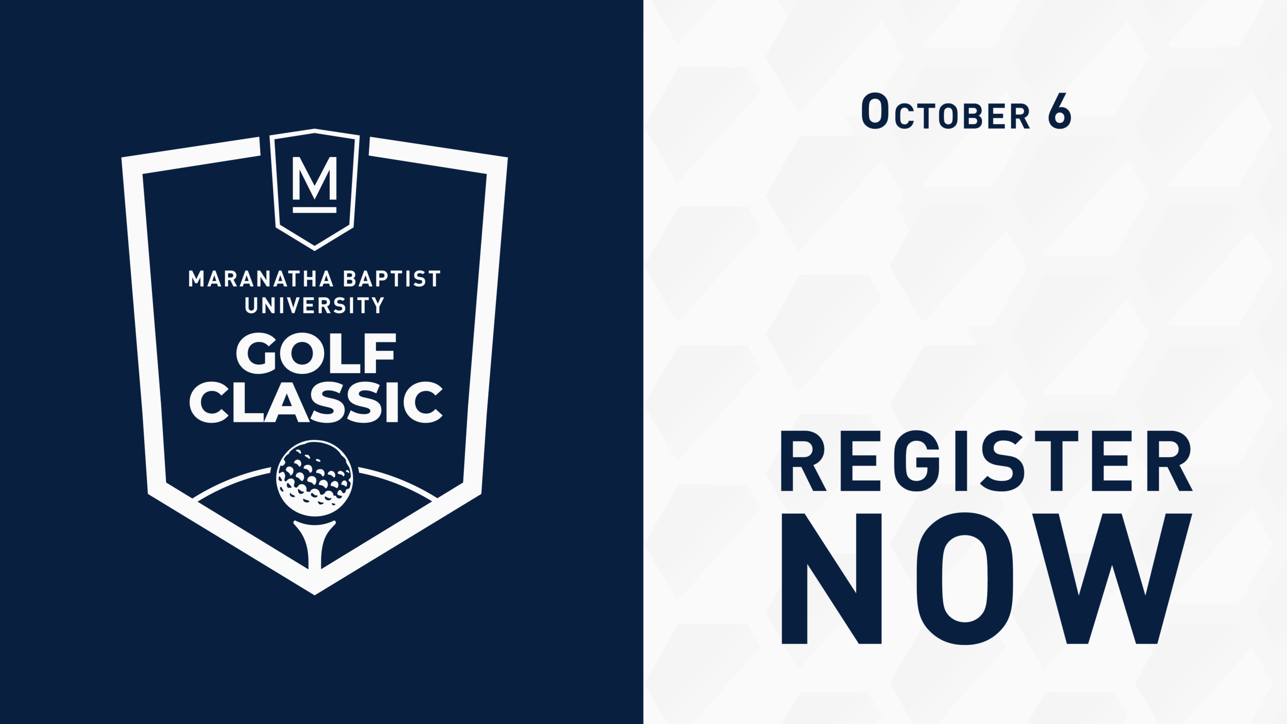 Maranatha Baptist University's Golf Classic on October 6th. Register Now. 