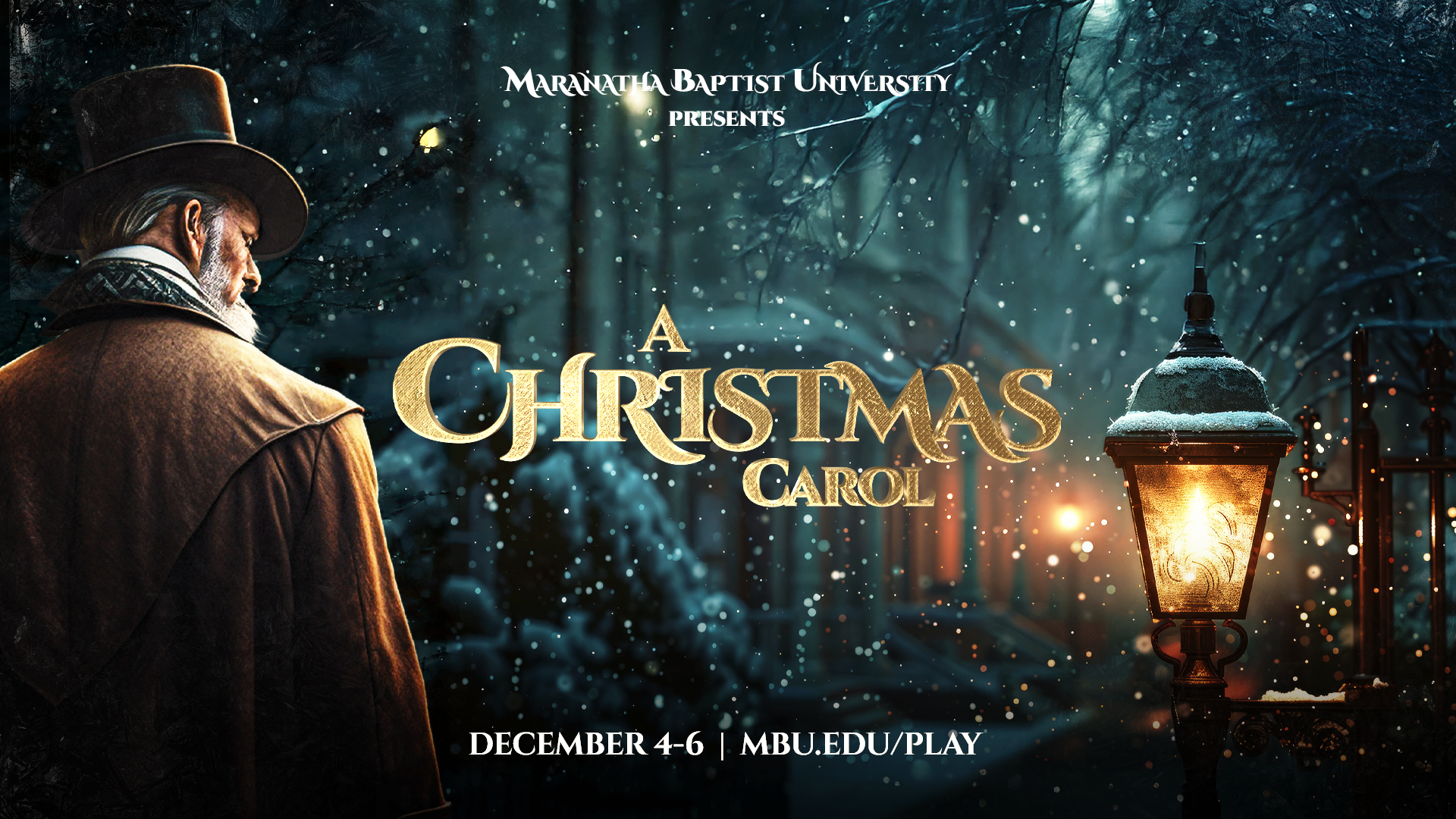 Join us for A Christmas Carol on December 4-6