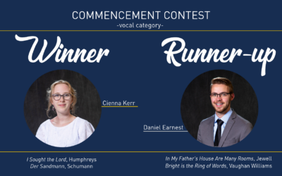 2026 Commencement Contest Winners – Vocal